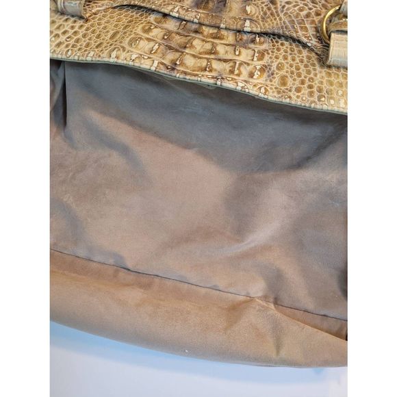 Brahmin Tan Croc-Embossed Shoulder Bag - Picture 13 of 16